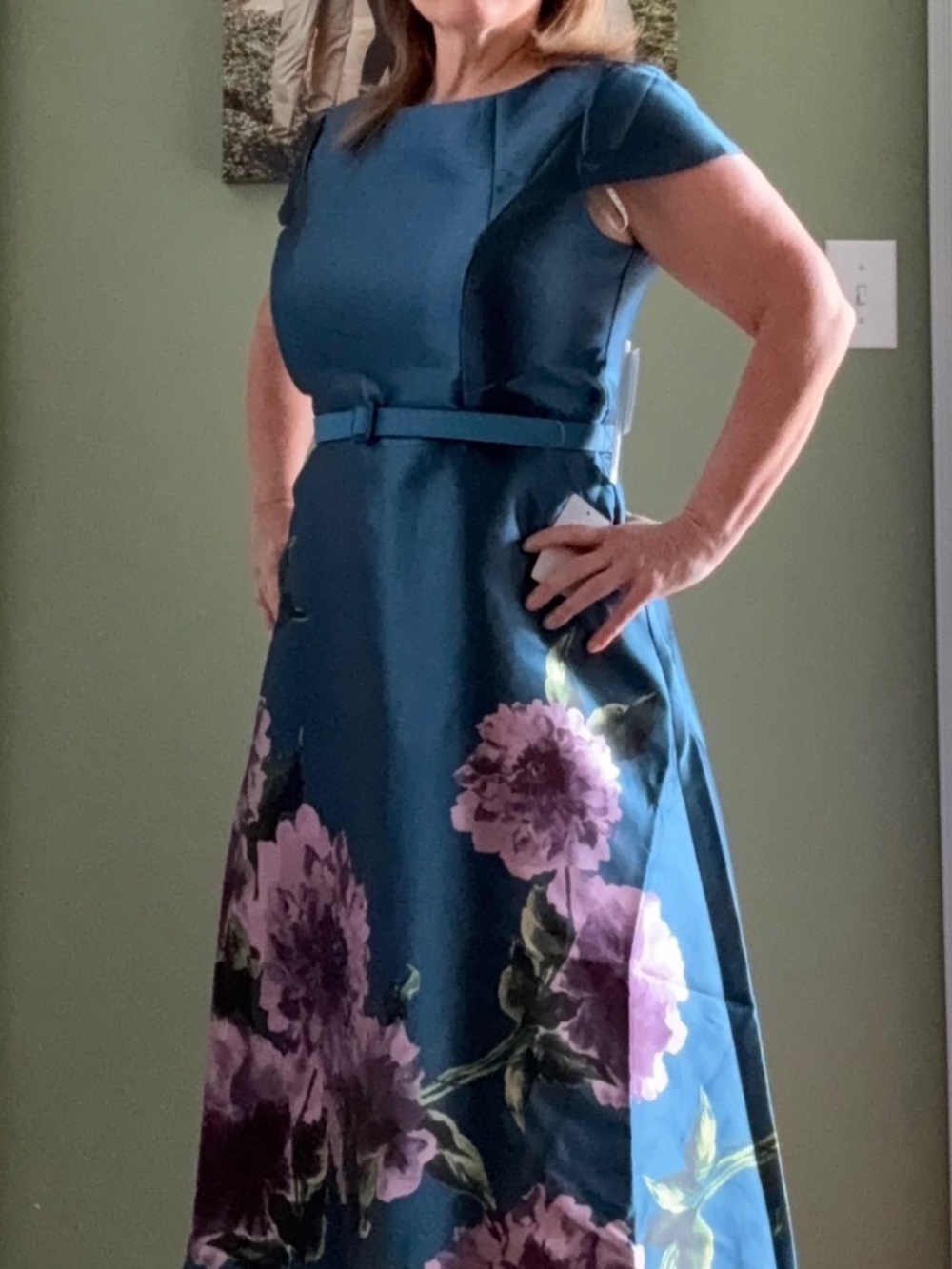 Ina Belted Cocktail Dress - Picture 2 of 4